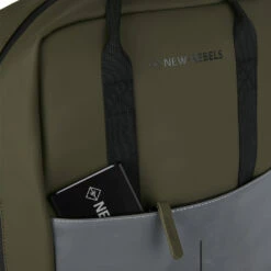 New Rebels Bowie Cape Coral Olijf Groen 15L Rugzak Reflectie Waterafstotend Laptop 13.3 -reis winkel new rebels new rebels bowie cape coral olijf groen 4