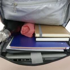 New Rebels Bowie Cape Coral Oud Roze 15L Rugzak Reflectie Waterafstotend Laptop 13.3 -reis winkel new rebels new rebels bowie cape coral oud roze 15 2