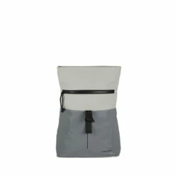 New Rebels Bowie Los Angeles Grijs 9L Rugtas Rolltop Reflectie Waterafstotend -reis winkel new rebels new rebels bowie los angeles grijs 9l r 4