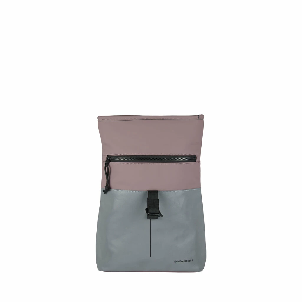 New Rebels Bowie Los Angeles Lila 9L Rugtas Rolltop Reflectie Waterafstotend 7 New Rebels Bowie Los Angeles Lila 9L Rugtas Rolltop Reflectie Waterafstotend - Afbeelding 5