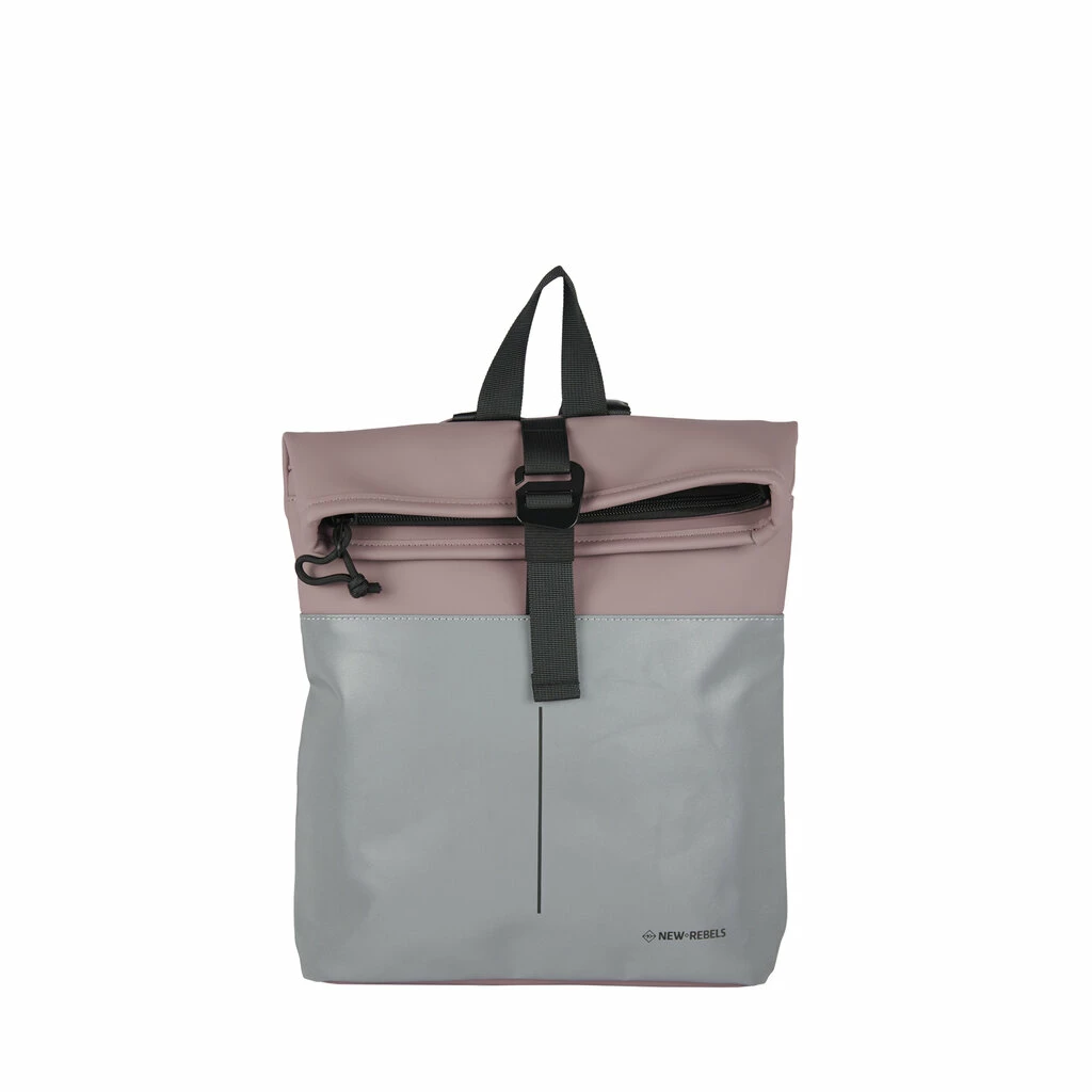 New Rebels Bowie Los Angeles Lila 9L Rugtas Rolltop Reflectie Waterafstotend 8 New Rebels Bowie Los Angeles Lila 9L Rugtas Rolltop Reflectie Waterafstotend - Afbeelding 6