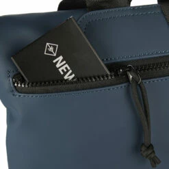 New Rebels Bowie Los Angeles Navy 9L Rugtas Rolltop Reflectie Waterafstotend -reis winkel new rebels new rebels bowie los angeles navy 9l ru 3