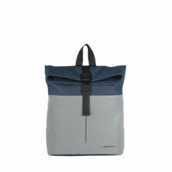 New Rebels Bowie Los Angeles Navy 9L Rugtas Rolltop Reflectie Waterafstotend -reis winkel new rebels new rebels bowie los angeles navy 9l ru 5
