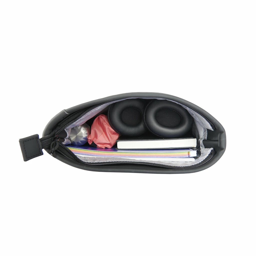 New Rebels Bowie Los Angeles Zwart 9L Rugtas Rolltop Reflectie Waterafstotend 5 New Rebels Bowie Los Angeles Zwart 9L Rugtas Rolltop Reflectie Waterafstotend - Afbeelding 3