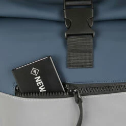 New Rebels Bowie New York Navy 16L Rugzak Rolltop Waterafstotend Laptop 15.6 -reis winkel new rebels new rebels bowie new york navy 16l rugz 3