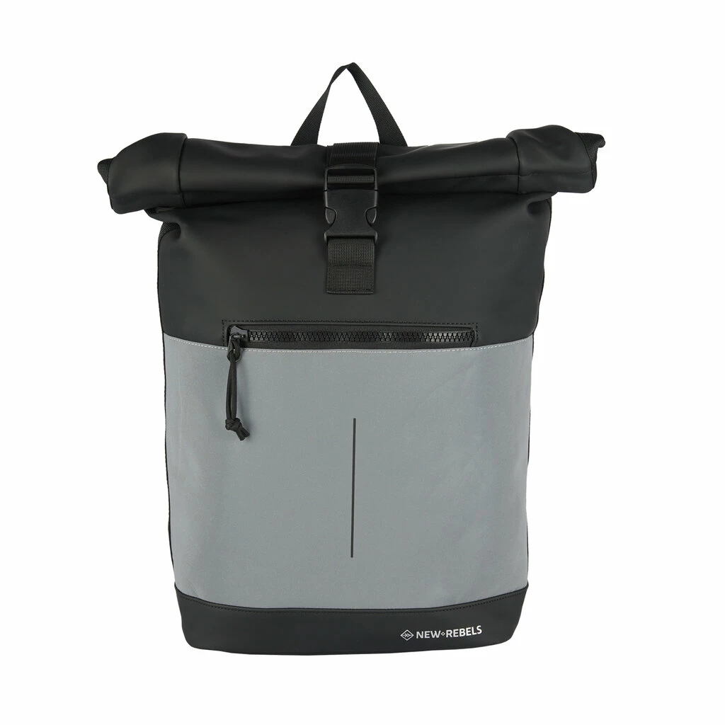 New Rebels Bowie New York Zwart 16L Rugzak Rolltop Reflectie Waterafstotend Laptop 15.6 8 New Rebels Bowie New York Zwart 16L Rugzak Rolltop Reflectie Waterafstotend Laptop 15.6 - Afbeelding 6