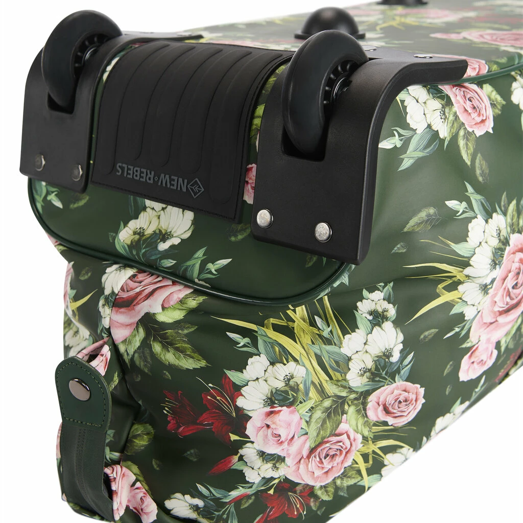 New Rebels Flora Weston Duffel 39L Trolley Donkergroen 11 New Rebels Flora Weston Duffel 39L Trolley Donkergroen - Afbeelding 9