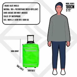 New Rebels Harper Laredo Groen Neon 29L On Board Trolley Waterafstotend 12 New Rebels Harper Laredo Groen Neon 29L On Board Trolley Waterafstotend -reis winkel new rebels new rebels harper laredo groen neon 29l 3