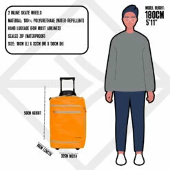 New Rebels Harper Laredo Oranje Neon 29L On Board Trolley Waterafstotend