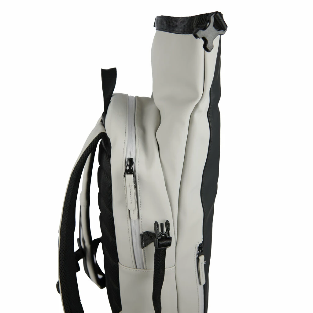 New Rebels Julan Eugene Rugzak 12L Licht Grijs Waterafstotend 5 New Rebels Julan Eugene Rugzak 12L Licht Grijs Waterafstotend - Afbeelding 3