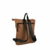 New-Rebels Mart - Los Angeles Rolltop Backpack Small Cognac -reis winkel new rebels new rebels mart los angeles rolltop bac