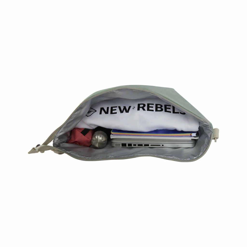 New Rebels Matteo Milburn Salie Groen 18L Rugzak Shopper Waterafstotend Laptop 15.6 5 New Rebels Matteo Milburn Salie Groen 18L Rugzak Shopper Waterafstotend Laptop 15.6 - Afbeelding 3