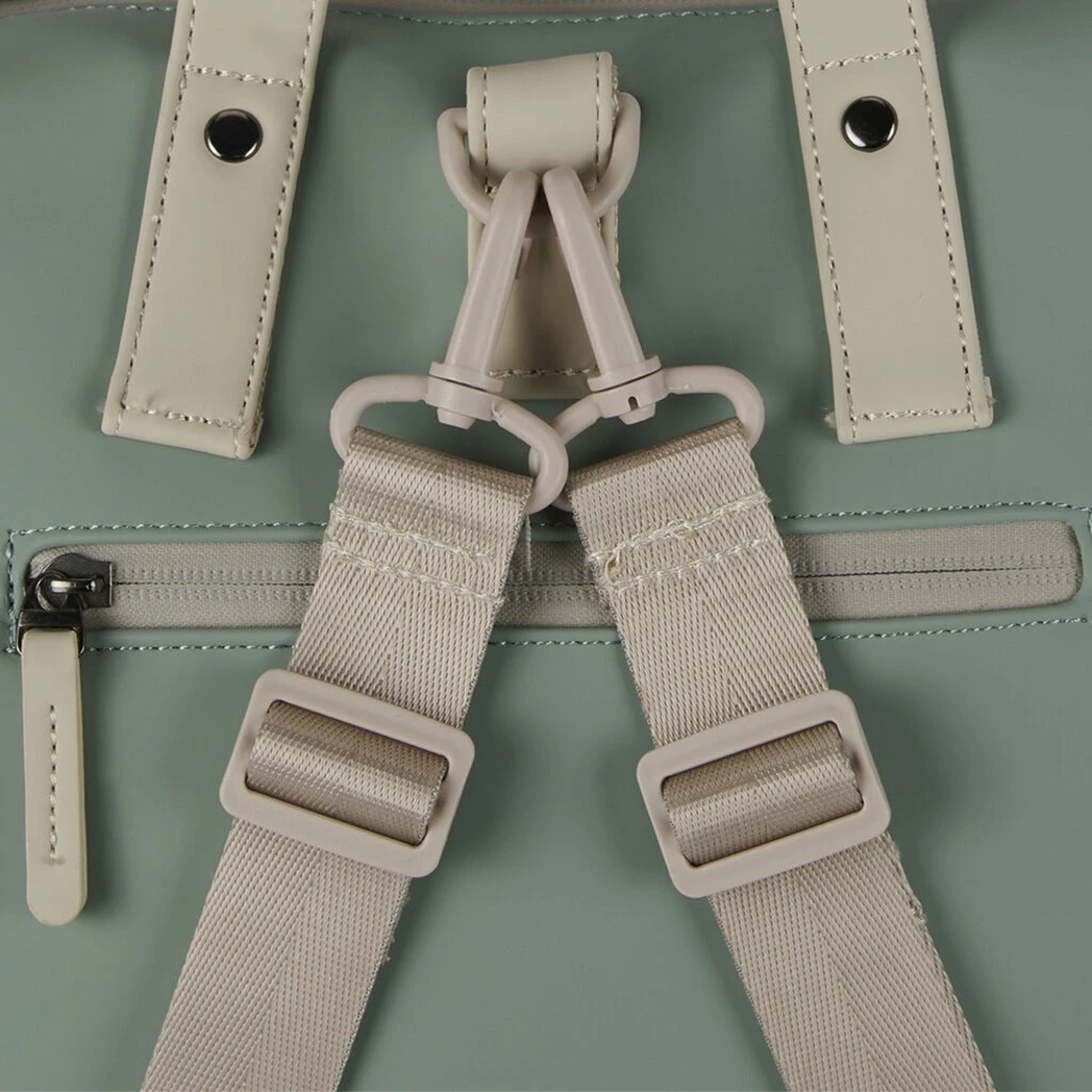 New Rebels Matteo Milburn Salie Groen 18L Rugzak Shopper Waterafstotend Laptop 15.6 6 New Rebels Matteo Milburn Salie Groen 18L Rugzak Shopper Waterafstotend Laptop 15.6 - Afbeelding 4