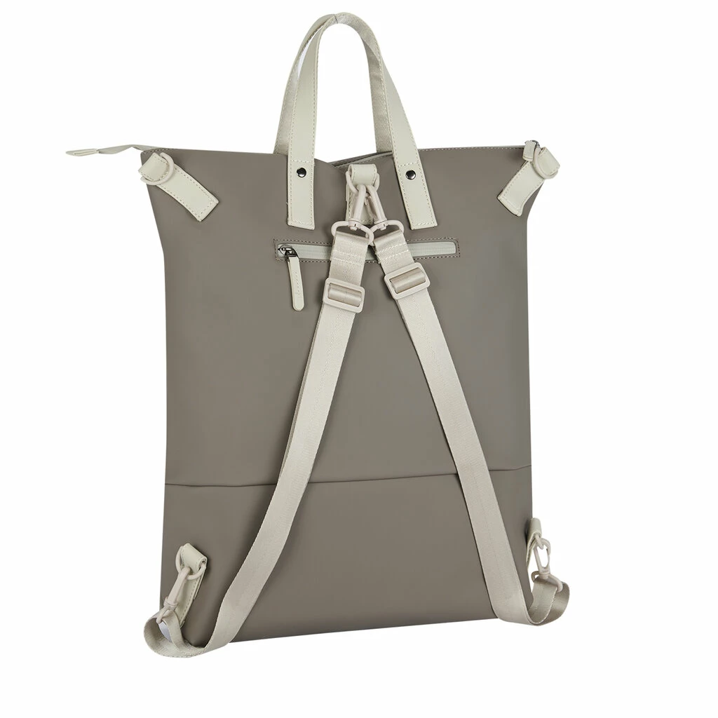New Rebels Matteo Milburn Taupe 18L Rugzak Shopper Waterafstotend Laptop 15.6 3 New Rebels Matteo Milburn Taupe 18L Rugzak Shopper Waterafstotend Laptop 15.6
