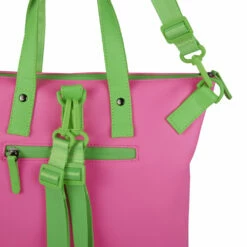 New Rebels ® Matteo Trenton - Rugzak - Shopper - Waterafstotend - Pink Neon -reis winkel new rebels new rebels matteo trenton rugzak shoppe 4