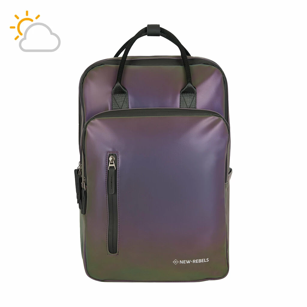 New Rebels Reflect Milwaukee Two Tone Reflectie 19L Rugzak Waterafstotend Laptop 15.6 8 New Rebels Reflect Milwaukee Two Tone Reflectie 19L Rugzak Waterafstotend Laptop 15.6 - Afbeelding 6