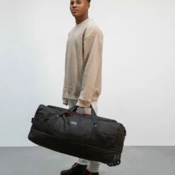 New Rebels ® Rollable Trolley - Weekendtas - Reis -Sport - Zwart -reis winkel new rebels rollable trolley weekendtas reis sport 11