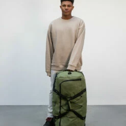 New Rebels ® Rollable Trolley - Weekendtas - Reis -Sport - Zwart -reis winkel new rebels rollable trolley weekendtas reis sport 4