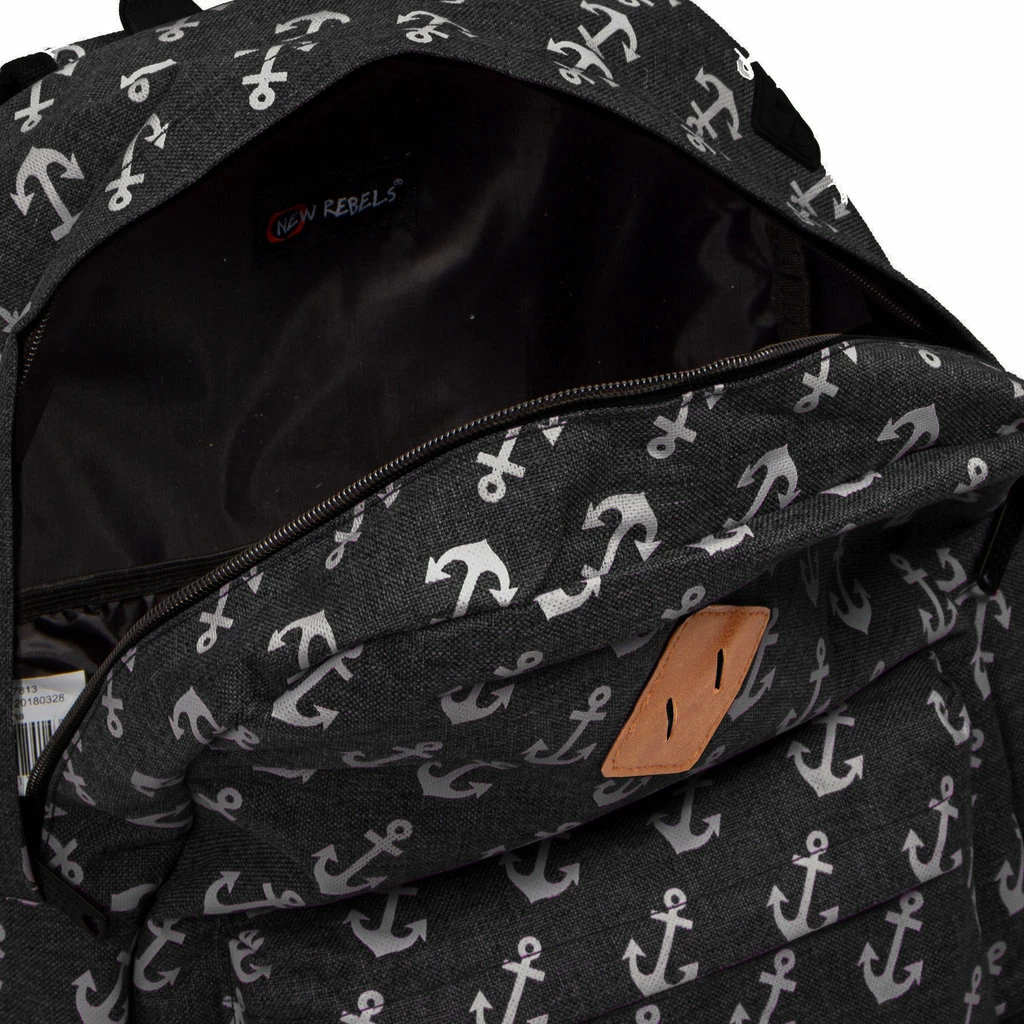 New Rebels ® Sealife Rugtas Black 6 New Rebels ® Sealife Rugtas Black - Afbeelding 4