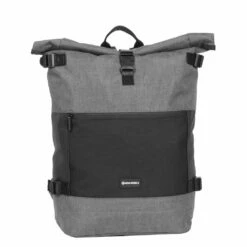 New Rebels ® Solar - Rolltop - Rugzak - Antracite - 20L-Backpack - Waterafstotend - Rugtas