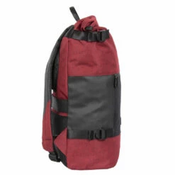 New Rebels ® Solar - Rolltop - Rugzak - Burgundy - 20L-Backpack - Waterafstotend - Rugtas -reis winkel new rebels solar rolltop rugzak burgundy 20l backp 1