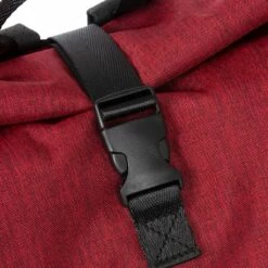 New Rebels ® Solar - Rolltop - Rugzak - Burgundy - 20L-Backpack - Waterafstotend - Rugtas -reis winkel new rebels solar rolltop rugzak burgundy 20l backp 7