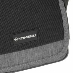 New Rebels ® Solar - Schoudertas - Crossbody - Flapover - Polyester - Antracite -reis winkel new rebels solar schoudertas crossbody flapover po 15
