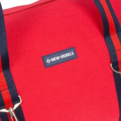 New Rebels ® Stan - Canvas - Sporttas - Weekendtas - Rood -reis winkel new rebels stan canvas sporttas weekendtas rood 6