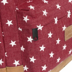 New Rebels ® Star Range - Rugtas - Rugzak - Stars - Burgundy -reis winkel new rebels star range rugtas rugzak stars burgundy 3