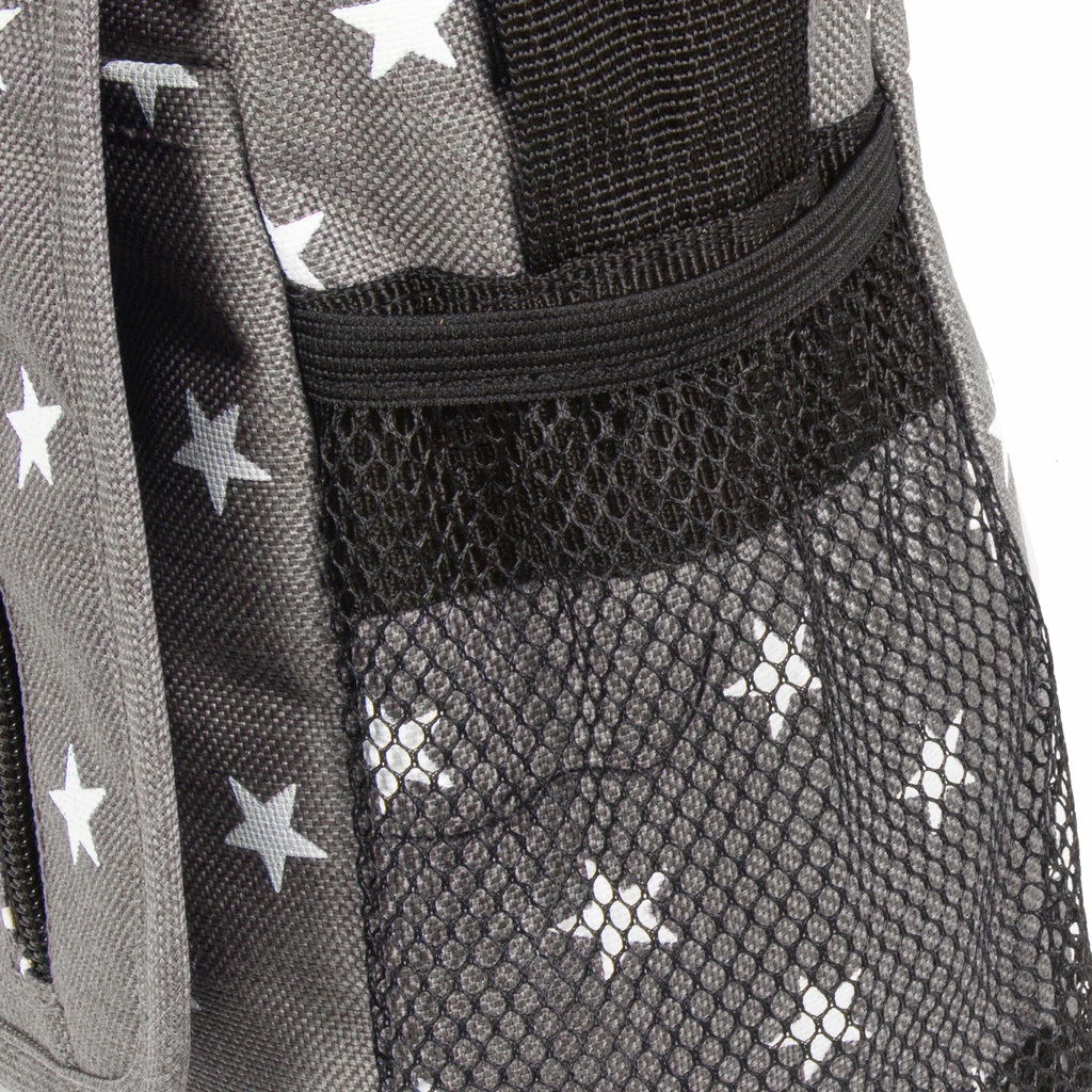 New Rebels ® Star25 - Medium SchoudertasA5 - Crossbodytas Met Flap - With Stars- Grijs 8 New Rebels ® Star25 - Medium SchoudertasA5 - Crossbodytas Met Flap - With Stars- Grijs - Afbeelding 6