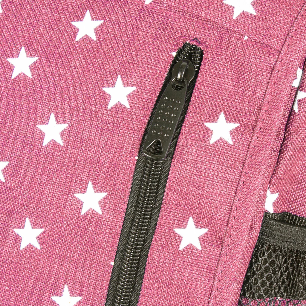 New Rebels ® Star25 - Medium SchoudertasA5 - Crossbodytas Met FlapRoze 8 New Rebels ® Star25 - Medium SchoudertasA5 - Crossbodytas Met FlapRoze - Afbeelding 6