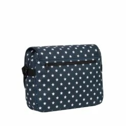 New Rebels ® Star26 - Medium SchoudertasA4 - Crossbodytas Met Flap - With Stars -shadow Blue With Stars
