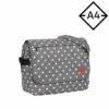 New Rebels ® Star26 - Medium SchoudertasA5 - Crossbodytas Met Flap - With Stars - Anthracit
