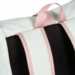 New Rebels ® Tim - Rolltop - Rugtas - Rugzak - Waterafstotend - Mint/Zacht Roze -reis winkel new rebels tim rolltop rugtas rugzak waterafstoten 20