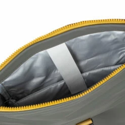 New Rebels ® Tim - Rolltop - Rugtas - Rugzak - Waterafstotend - Antraciet/Geel -reis winkel new rebels tim rolltop rugtas rugzak waterafstoten 27