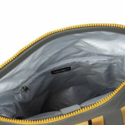 New Rebels ® Tim - Rolltop - Rugtas - Rugzak - Waterafstotend - Antraciet/Geel -reis winkel new rebels tim rolltop rugtas rugzak waterafstoten 28
