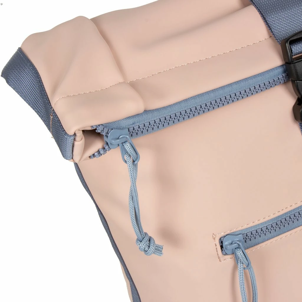 New Rebels ® Tim - Rolltop - Rugtas - Rugzak - Waterafstotend - Zacht Roze/Lila 8 New Rebels ® Tim - Rolltop - Rugtas - Rugzak - Waterafstotend - Zacht Roze/Lila - Afbeelding 6
