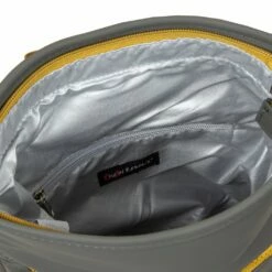 New Rebels ® Tim Rolltop Rugtas Small Anthracite/Yellow -reis winkel new rebels tim rolltop rugtas small anthracite yel 2