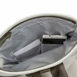 New Rebels ® Tim RolltopRugzak Klein Beige/Olive -reis winkel new rebels tim rolltop rugzak klein beige olive 6