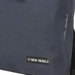 New Rebels ® Vepo Rolltop - Rugtas - Waterproof - Grijs - 7 Liter -Rugzak - Navy Blue -reis winkel new rebels vepo rolltop rugtas waterproof grijs 7 5
