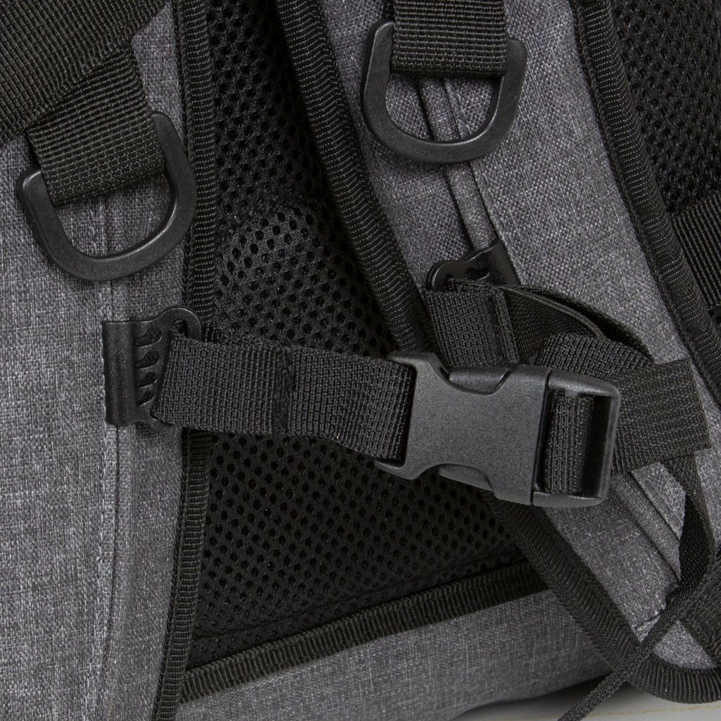 New Rebels ® Vepo - Waterproof - Rolltop - Watersport - Waterdichte Rugzak / Ritsen - 32L- Gray 9 New Rebels ® Vepo - Waterproof - Rolltop - Watersport - Waterdichte Rugzak / Ritsen - 32L- Gray - Afbeelding 7