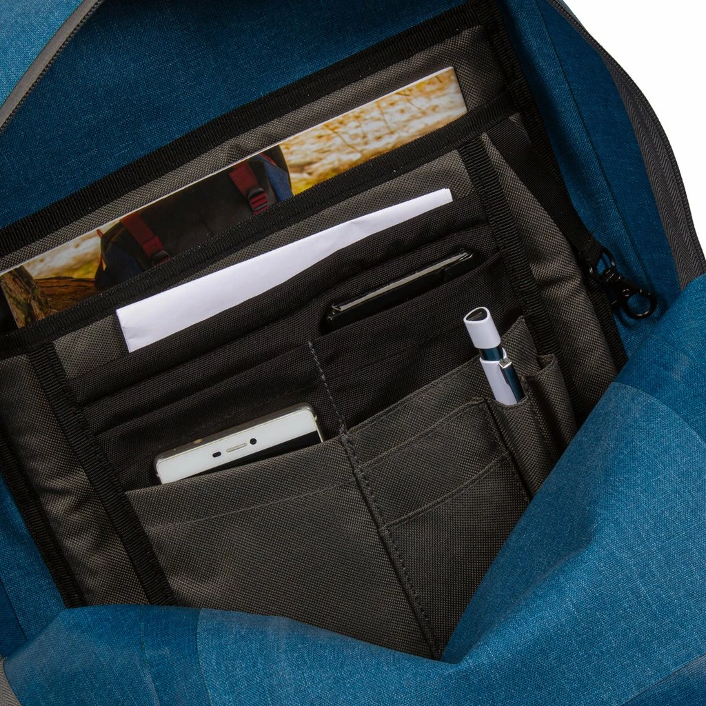 New Rebels ® Vepo - Waterproof - Rugzak - Waterafstotend - 25L - Blauw 5 New Rebels ® Vepo - Waterproof - Rugzak - Waterafstotend - 25L - Blauw - Afbeelding 3