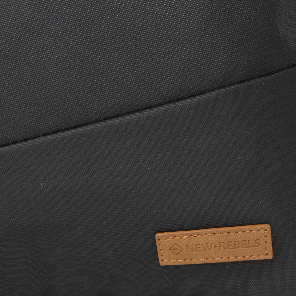 New Rebels ® Waxed - Gesp - Rugzak - Rugtas - Zwart 8 New Rebels ® Waxed - Gesp - Rugzak - Rugtas - Zwart - Afbeelding 6