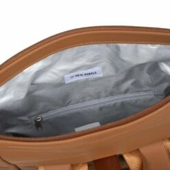 New Rebels ® William -Rolltop - Rugzak - Cognac - 17L-Waterafstotende Rugtas -reis winkel new rebels william rolltop rugzak cognac 17l water 2