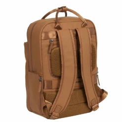New Rebels ® William - Schooltas - Rugzak - Cognac - 20L-Waterafstotende Rugtas -reis winkel new rebels william schooltas rugzak cognac 20l wat 1