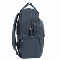 New Rebels ® William - Schooltas - Rugzak - Navy Blauw - 20L-Waterafstotende Rugtas