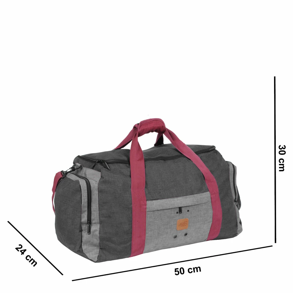 New Rebels ® Wodz Sports Bag Anthracite/Grey Small IV | Weekendtas | Sporttas 4 New Rebels ® Wodz Sports Bag Anthracite/Grey Small IV | Weekendtas | Sporttas - Afbeelding 2