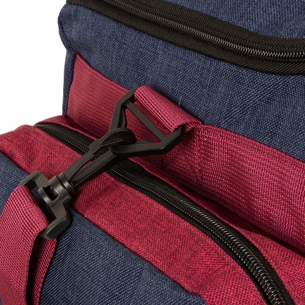 New Rebels ® Wodz Sports Bag Navy/Burgundy Medium V | Weekendtas | Sporttas 5 New Rebels ® Wodz Sports Bag Navy/Burgundy Medium V | Weekendtas | Sporttas - Afbeelding 3