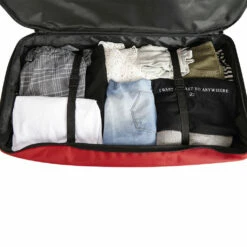 Woodville Alexis Duffel Rood 96L Reistas - Trolley -reis winkel new rebels woodville alexis duffel rood 96l reista 4